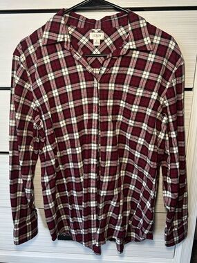 J.Crew Plaid Button-Up Shirt